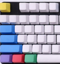 Ретро брелки PBT Пустой Толстый PBT Мел Keyset Keycap для Cherry MX переключатели механическая клавиатура 104 клавиш Американский макет - Цвет: without printing