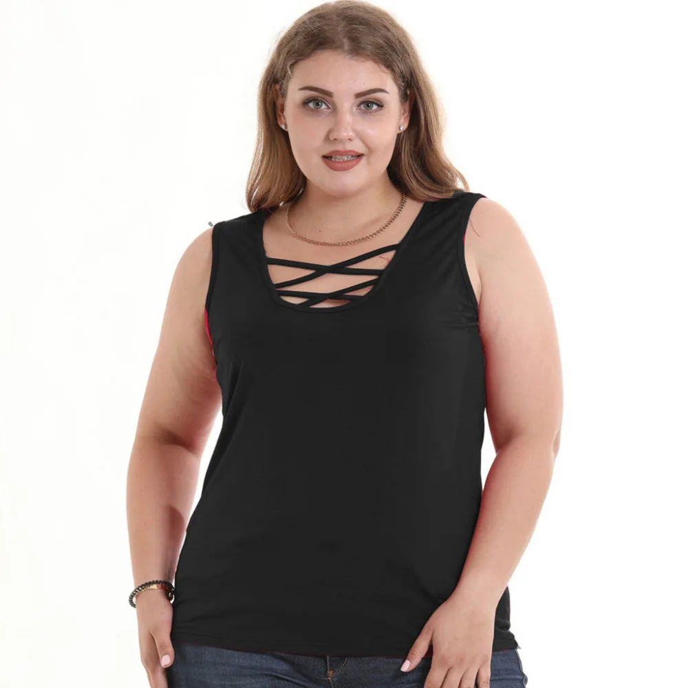 

Cold Shoulder Chiffon Blouse Tops O-Neck Hollow Out Sleeveless Off the Shoulder Solid Large Size Women Blouses camisa mujer #10