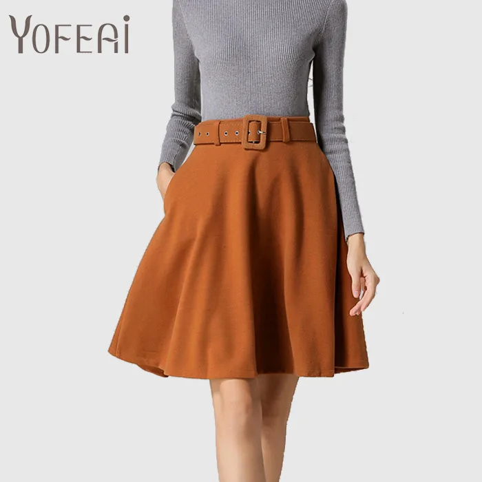 Online Get Cheap 모직 스커트