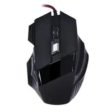 Mosunx 7 Кнопка 2400 Точек на дюйм LED Проводная Оптическая USB Мыши для портативных ПК игры futural цифровой Прямая доставка F20