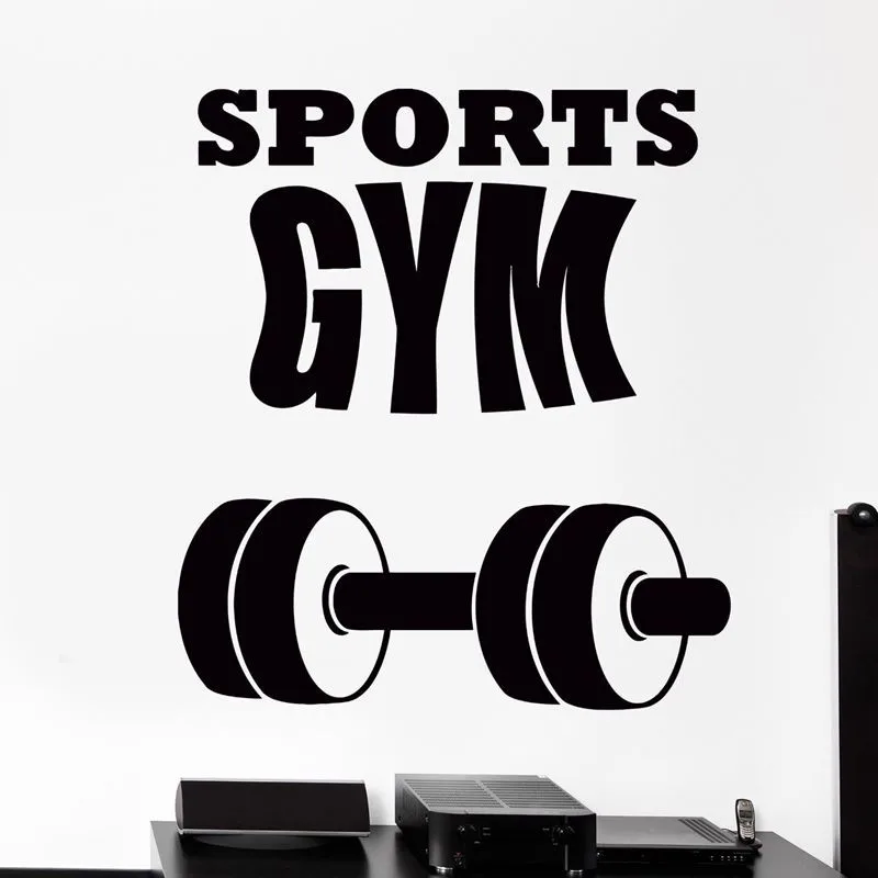 Buy Gym Decals Barbell Fitness Cross Fit Decal Body