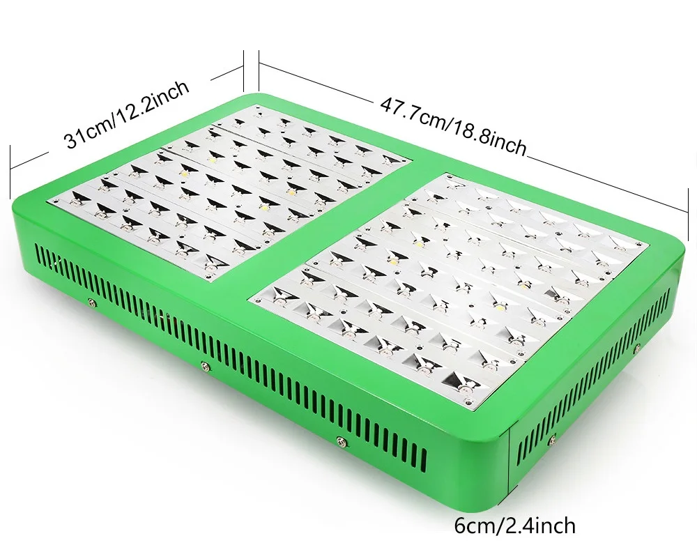 Отражатель 300 Вт 600 Вт 1200 Вт 1800 Вт Светодиодный светильник для выращивания растений с двойным выключателем полный спектр для выращивания растений в помещении Гидропоника