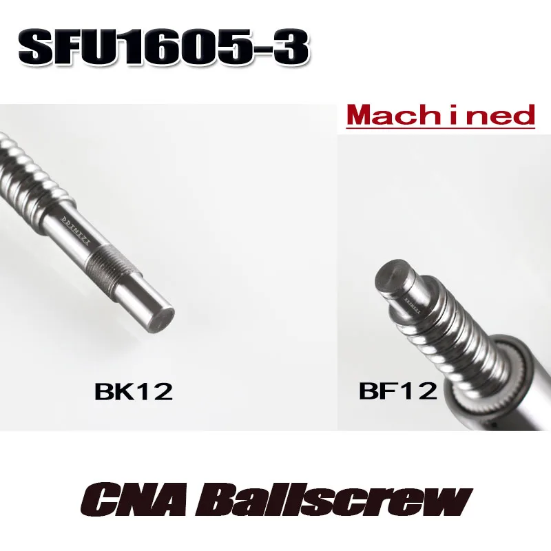 SFU1605 Set SFU1605 Rolled Ball Screw C7 With End