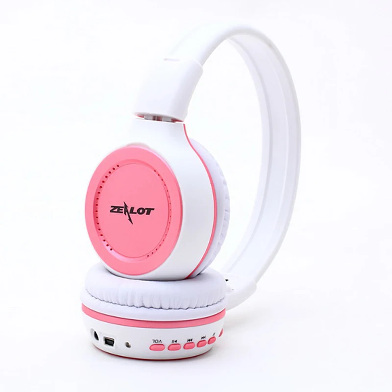 Zealot N65 Mp3 Digital Headband Headphones FM SD Stereo Music Player Sd