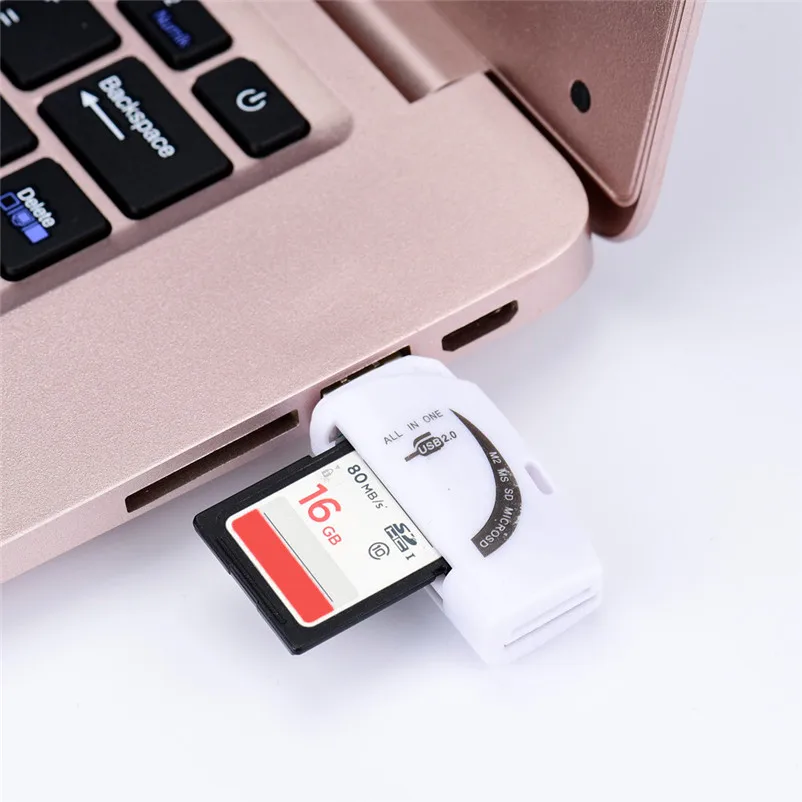 Для Micro SD, SDHC TF M2 MMC MS PRO DUO все в 1 USB 2,0 Multi чтения карт памяти A7 #720