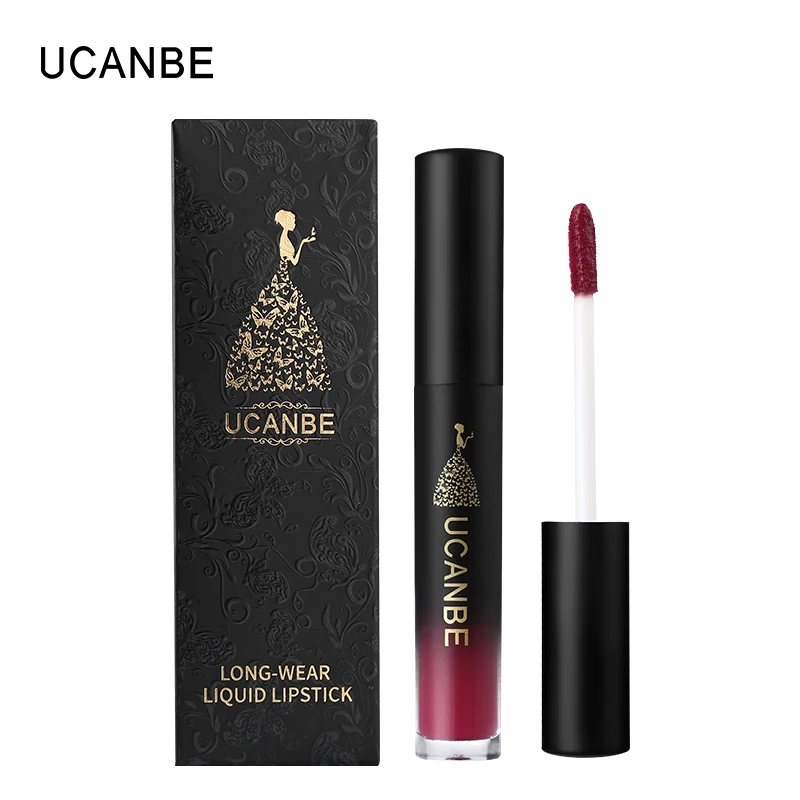 

UCANBE Matte Lip Gloss Metallic Liquid Lipstick Set Tint Pigment Lipgloss Batom Makeup