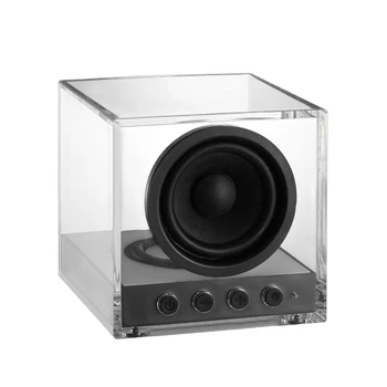 

BTS-630 Transparent Wireless Bluetooth Speaker 5W Stereo Subwoofer Colorful RGB LED LightsTF Music Play TWS Connection with Mic