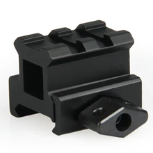 Новые продажи 2 слота алюминий 0,8" высокий стояк Крепление подходит ткач и Пикатинни для охоты использования gs22-0218