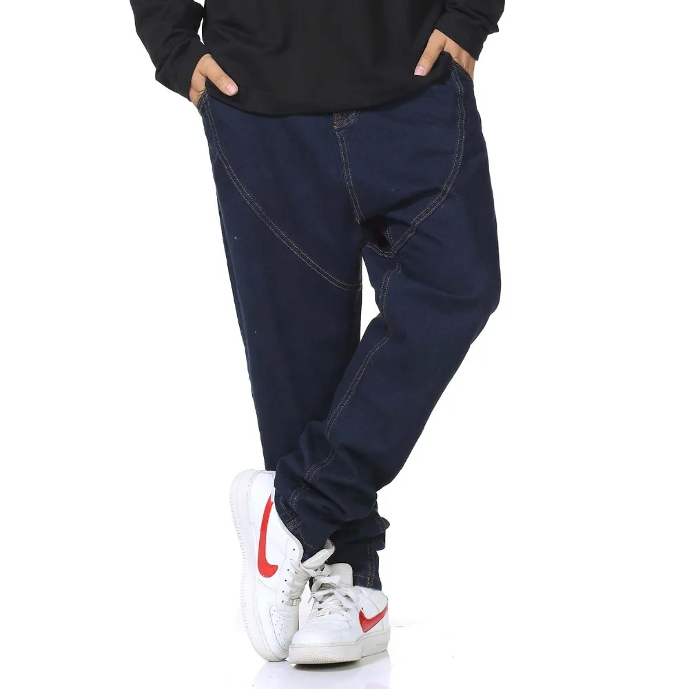 High Quality Men Loose Baggy Harem Jeans 2017 Brand Denim Pants Cotton Hip Hop Trousers Blue Black Plus Size 30-46
High Quality Men Loose Baggy Harem Jeans 2017 Brand Denim Pants Cotton Hip Hop Trousers Blue Black Plus Size 30-46