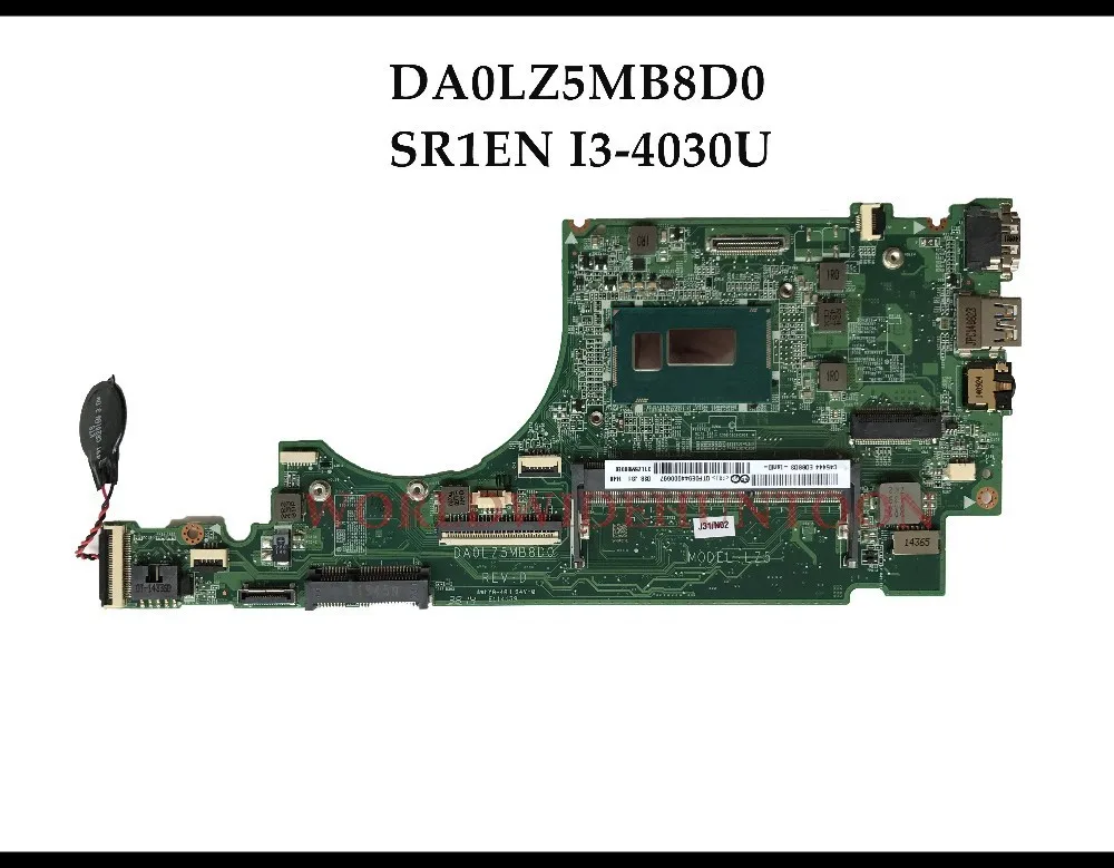 Высокое качество DA0LZ5MB8D0 для Lenovo Ideapad U330 U330P материнская плата ноутбука SR1EN I3-4030U DDR3