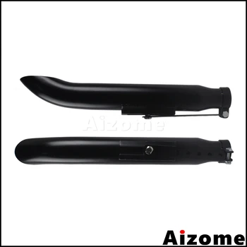 

Black 35-45mm Exhaust Silencer Pipe Motorcycle Slash Cut DB-killer Exhaust Mufflers For Cafe Racer Chopper Bobber