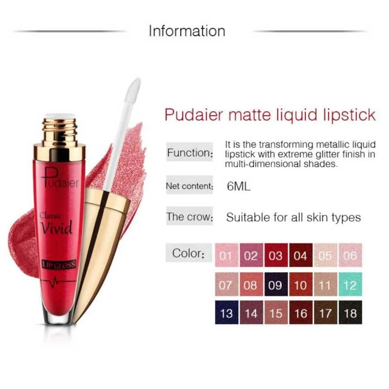 Lip Gloss Diamond Waterproof Pearl Liquid Lipgloss