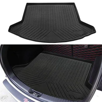 

NEW BOLAXIN Black Rubber Heavy Duty Cargo Liners, Rear Cargo Area Tray Mat Waterproof Protector for 2017 2018 Mazda CX-5