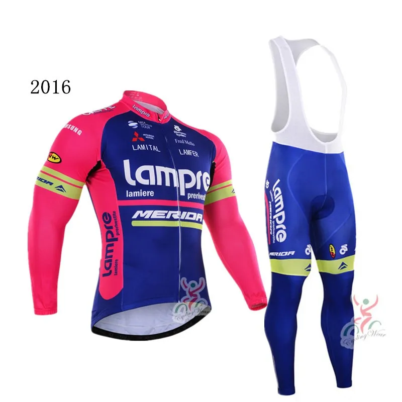 

2017 Autumn Pro Team long Sleeve cycling jersey GEL Breathable Pad Pants bicycling Bicycle bike MTB Ciclismo cycle clothing Sets