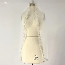 RSV128 Серебряная вышивка невесты Duvak аксессуары Mujer вело свадебная фата короткая с расческой