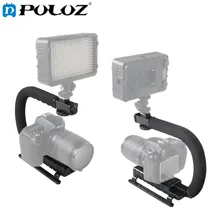 PULUZ for steadycam U-Grip Shoe Mount C-shaped Single Handgrip Camera Stabilizer for Steadicam SONY Canon Nikon DSLR Stabilizer