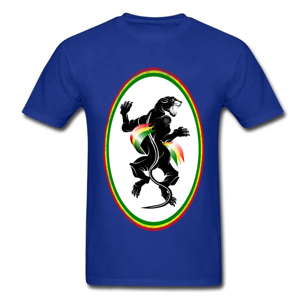 Panther Rastafarian flag_blue