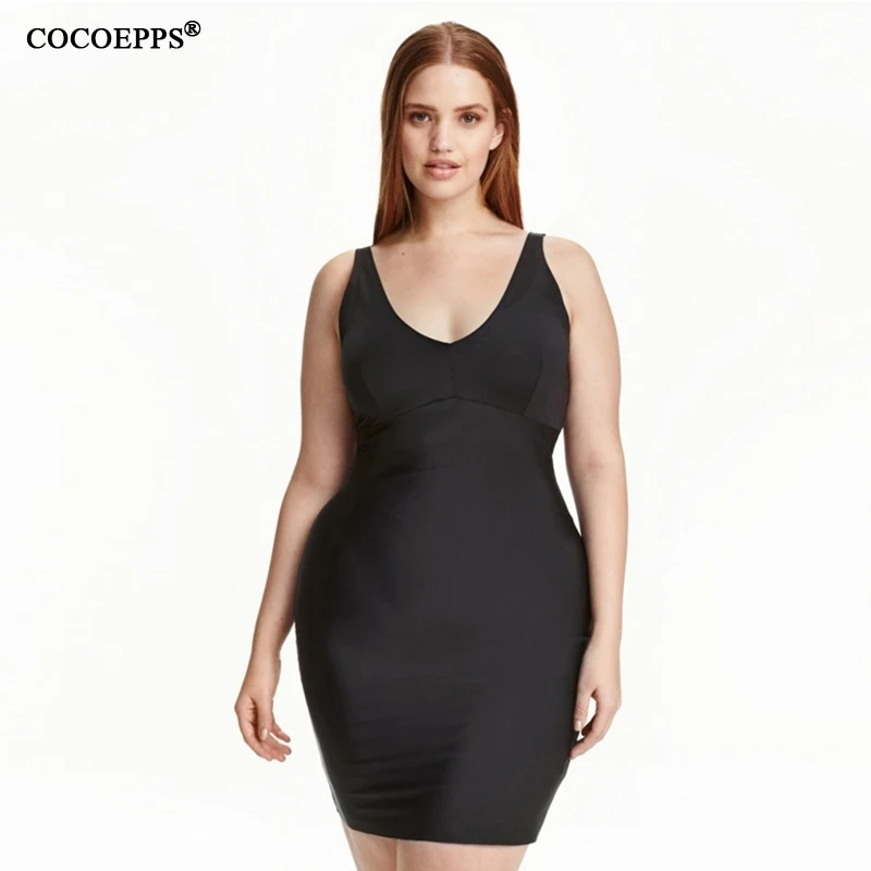 Black sleeveless sheath dresses for women size