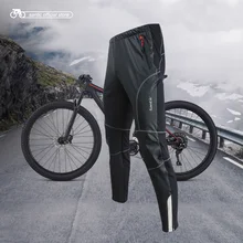Santic мужские Велоспорт брюки Ветрозащитный согреться Анти-пиллинг двух тканей зимнего МТБ теплых брюк Роберт KP6201