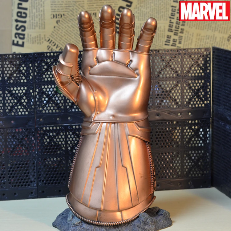 [Акции] Горячая Фильм Мстители танос 1:1 Бесконечность Gauntlet PVC34.5CM Косплэй опора для Хэллоуина хорошее качество