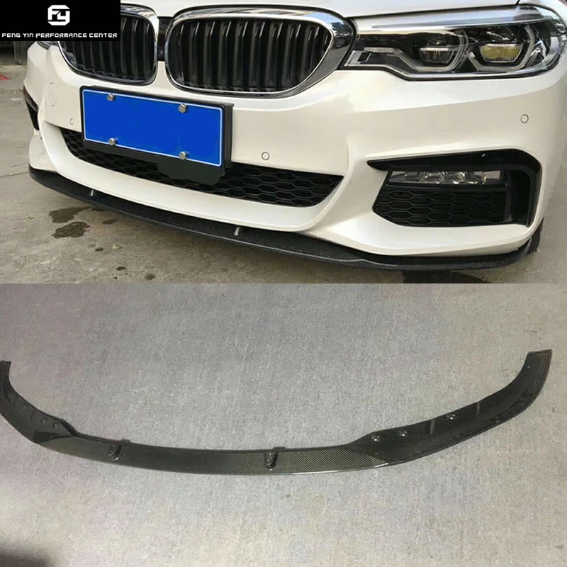 Hot sell G30 M TECH Carbon Fiber front bumper lip for BMW G30 5 series