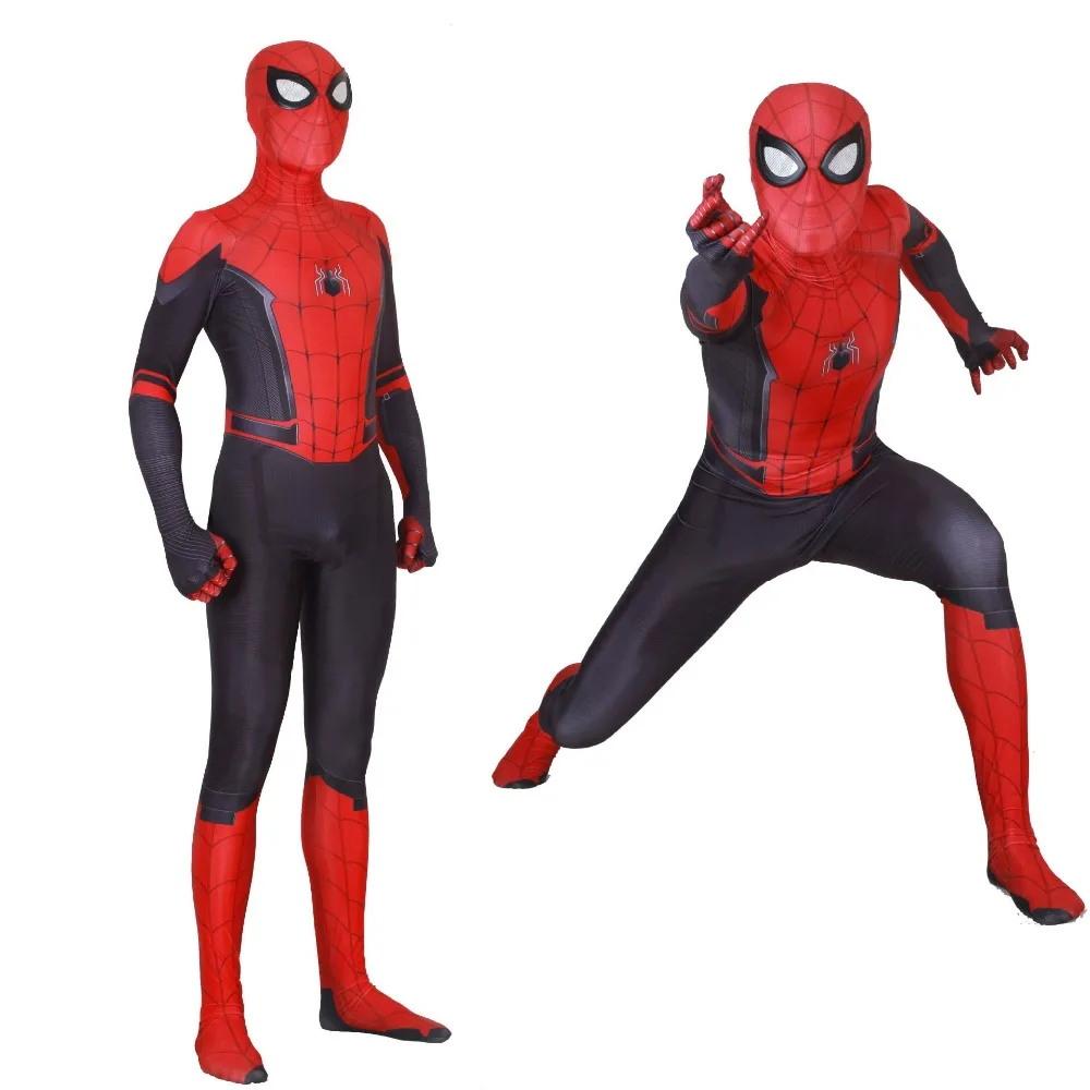 

Adult Super Hero Spider Man Costume Zentai Spiderman Peter Parker Cosplay for Halloween Superhero Party Bodysuit Suit Jumpsuit