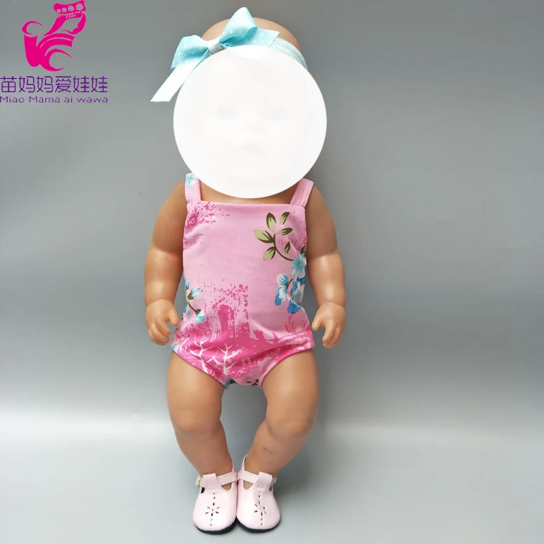 Подходит для 40 см новорожденных Кукла одежда милая шапочка Комбинезоны для 17 дюймов bebe Кукла Одежда Брюки игрушки одежда