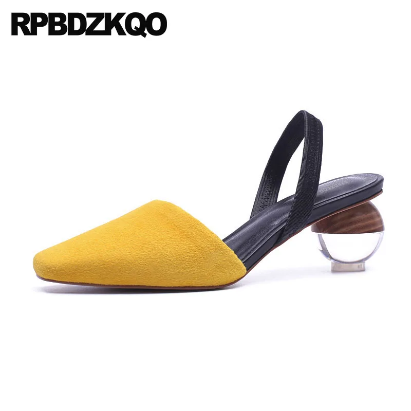 perspex slingback