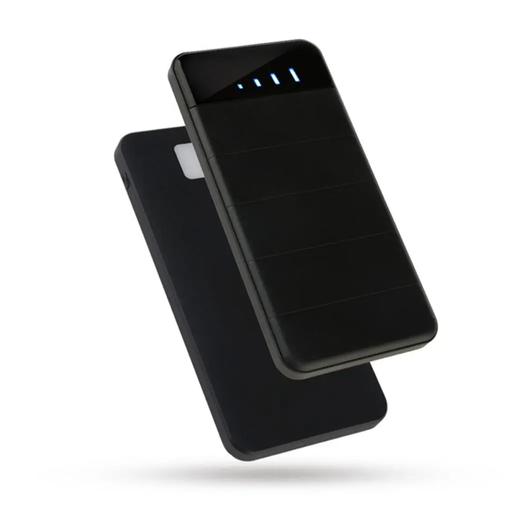 

General 20000mAh Solar Power Bank Dual USB Output Detachable Roll Folding Solar Panels Powerbank Portable External Battery