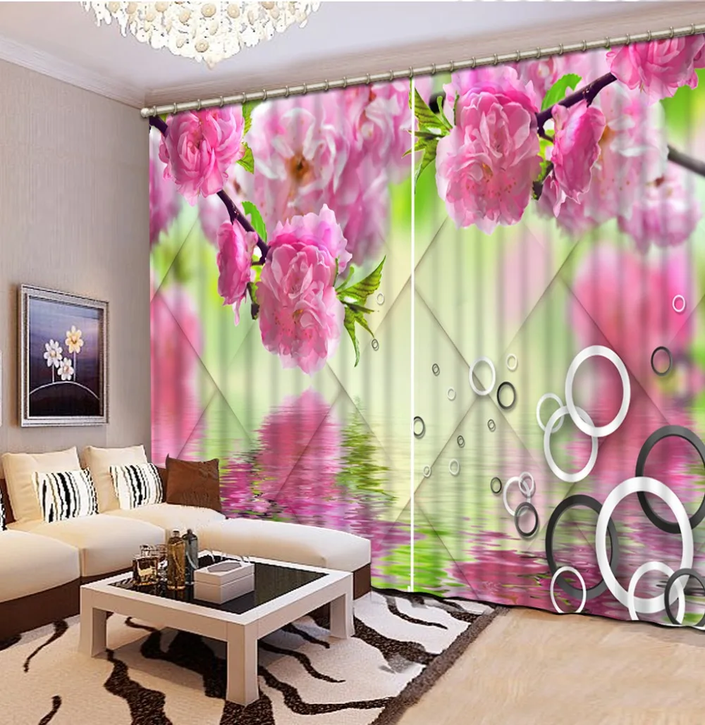 Luxury Living Room Curtains 3D Curtains For The Bedroom Kitchen Modern