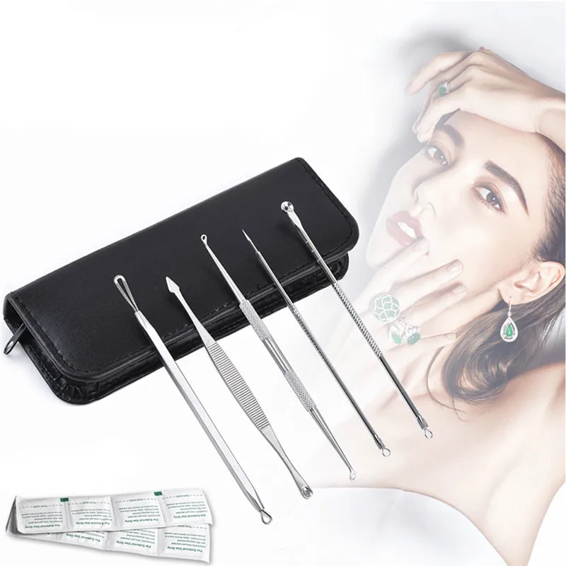 Pro Blackhead Remover Tool Kit Face Skin Care Tools Facial ...