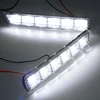 Feux de jour pour Mitsubishi ASX 2010 2011 2012, 2 pièces, LED DRL, lumière blanche, feux d'avertissement ► Photo 1/6