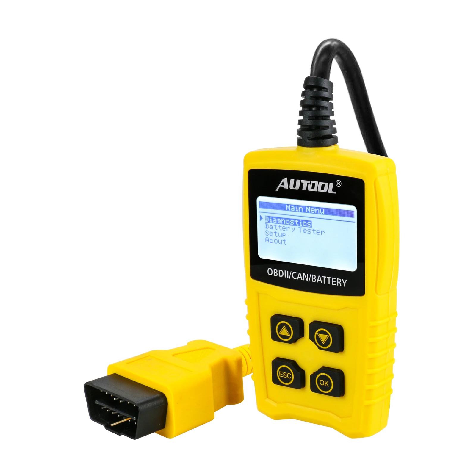 AUTOOL CS330 12 V код читателя Батарея тестер сканирования для OBDII/EOBD/может