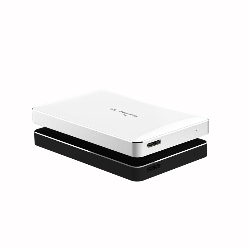  Blueendless negro blanco Sata a USB disco duro Metal + ABS plástico 25 'Usb 30 unidad Hdd externa 2