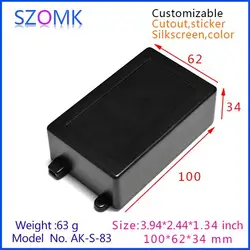 20 шт./лот электрическая Соединительная коробка производители корпус Электронный 100x62x34 мм подходит PCB размер 96x57x29 мм