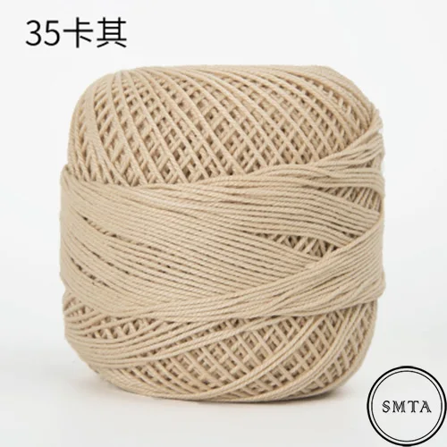 D30 SMTA хлопковая кружевная пряжа толщиной 1 мм для вязания, приятная на ощупь пряжа для вязания крючком, 20 грамм - Цвет: px089