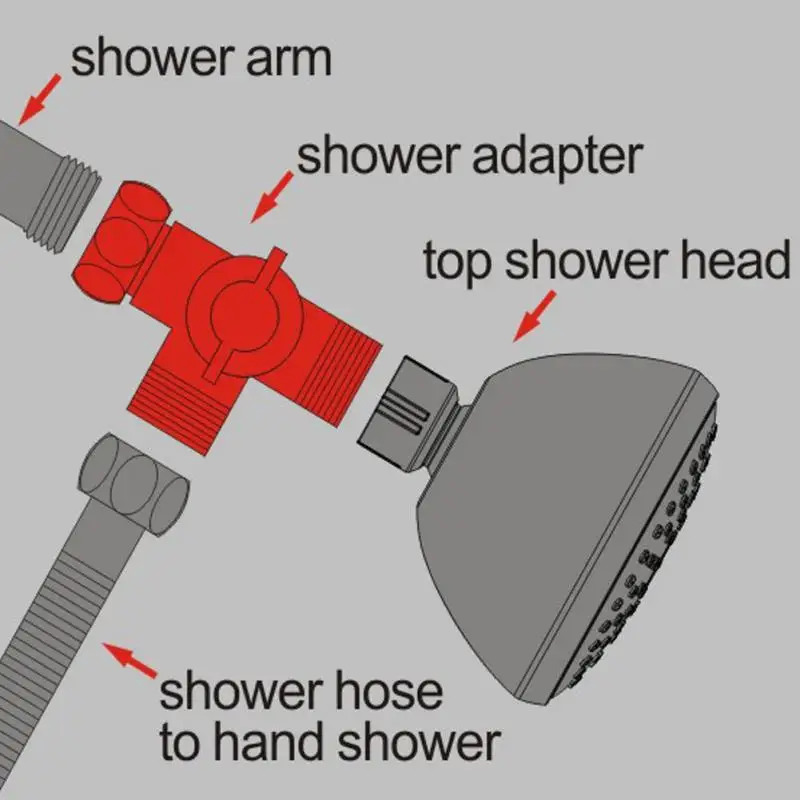 G1/2 &quot3 Way душевая головка переключающий многофункциональный Переключатель