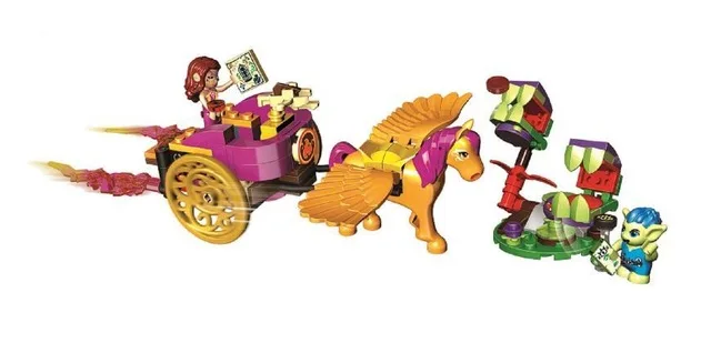 Elves Azari &amp the Goblin лес Escape совместим с 41186 lepinbricks строительные блоки lepining кирпичи