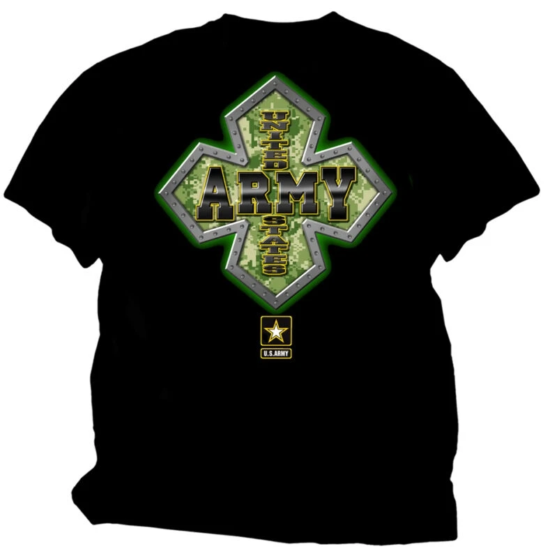 Men t shirt ARMY CROSS T SHIRT NWT NAVY AIR FORCE USMC VIETNAM VET POW-MIA(2) women tshirt | Мужская одежда