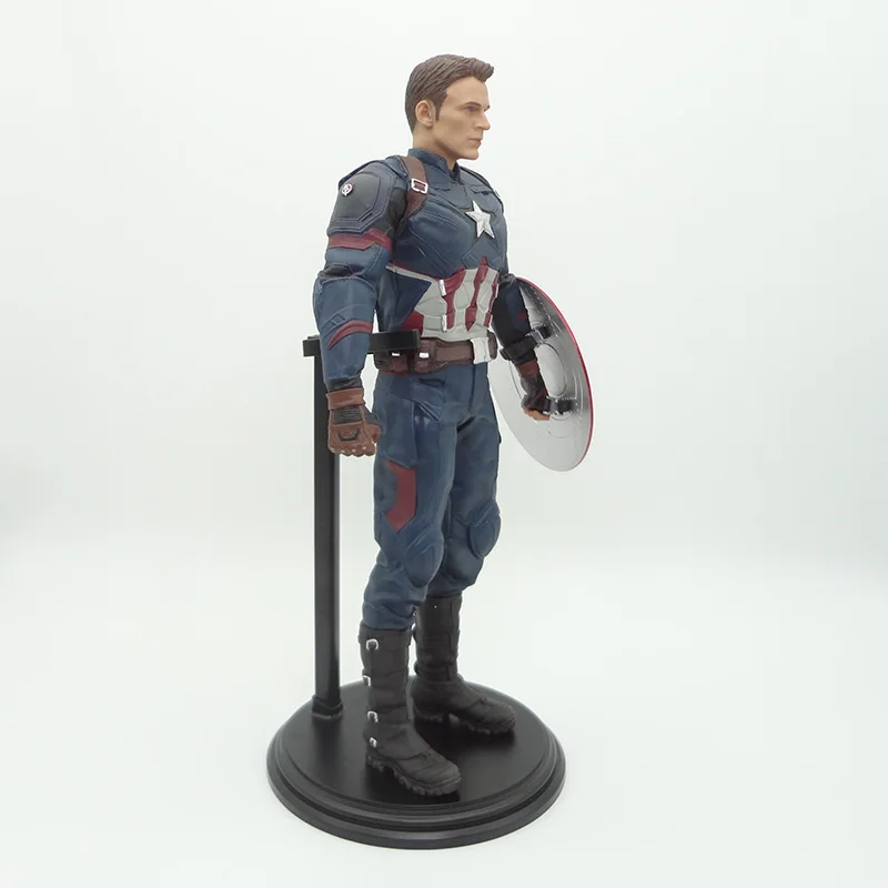 Фигурка Капитана Америки из фильма «Civil War», масштаб 1/6, окрашенная фигурка Капитана Америки, ПВХ фигурка, игрушка Brinquedos, аниме