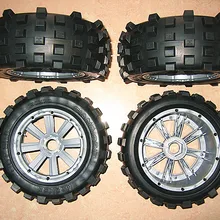 Прочный 190*70 гигантский захват противоизносное сопротивление шины+ обода колеса шины для 1/5 rc автомобиля Газа Losi 5ive-t DBXL-e