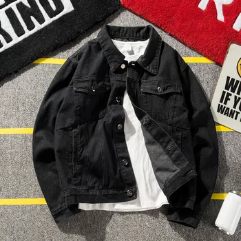 

New cotton outerwear jean jacket men Slim Fit Casual Men Fashion