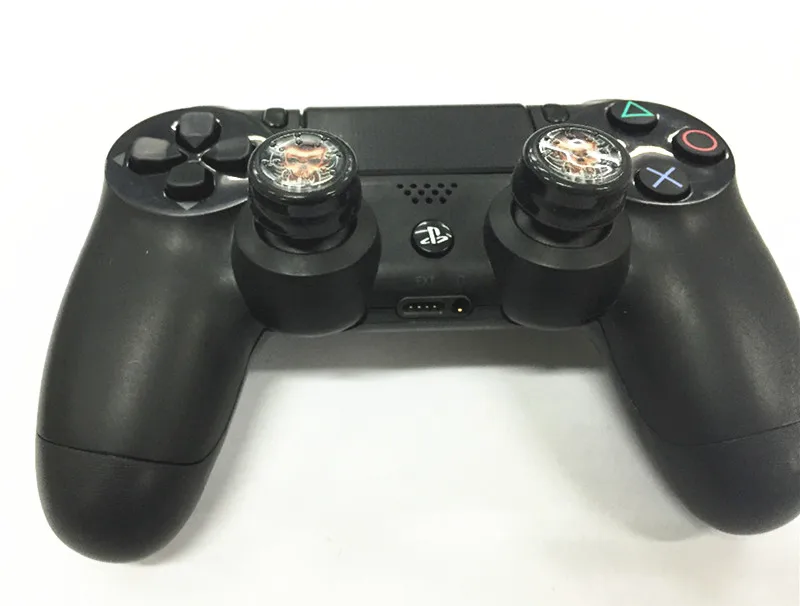 Силиконовая накладка на джойстик с рисунком черепа призрака желе кепка Pro 4 для Sony