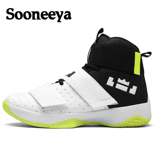 Men High Top Yellow Basketball Shoes Camouflage Mens Cushioning Light