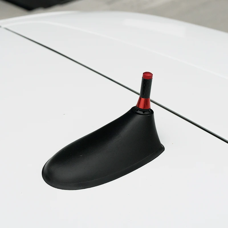 Серебряная углеродная Автомобильная Стайлинг волокно 3,5 см длина антенна радио автомобильные аэрации украшения для honda civic для Toyota Mazda и т. д - Цвет: red