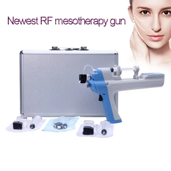 

Newest Fine line removal RF vanadium titanium mesotherapy machine with filters no-needle meso injector gun skin Import beauty