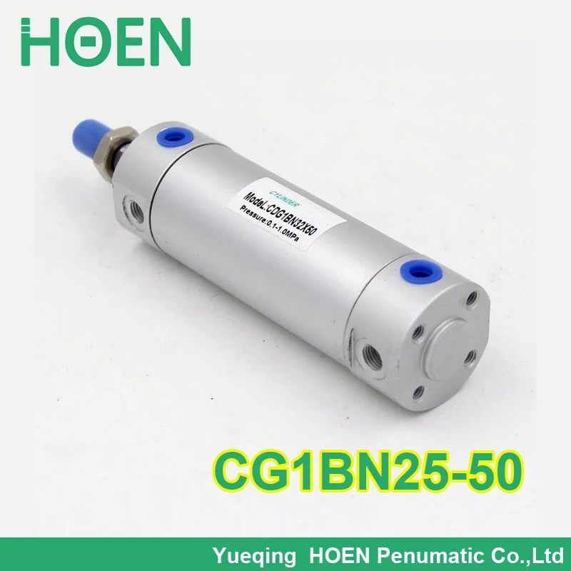 

SMC type cylinder CG1BN CDG1BN series 25mm Bore 50mm Stroke CG1BN25-50 standard double acting single rod Pneumatic Air Cylinders