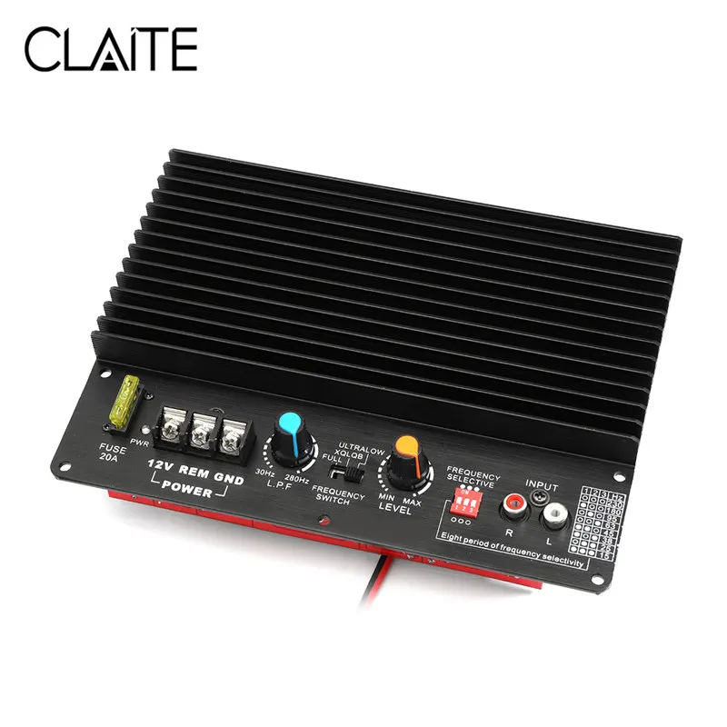 CLAITE YD-800W HiFi сабвуфер усилитель 220 в 24 в 12 В домашний автомобильный динамик усилитель аудио усилитель 200x155x50 мм