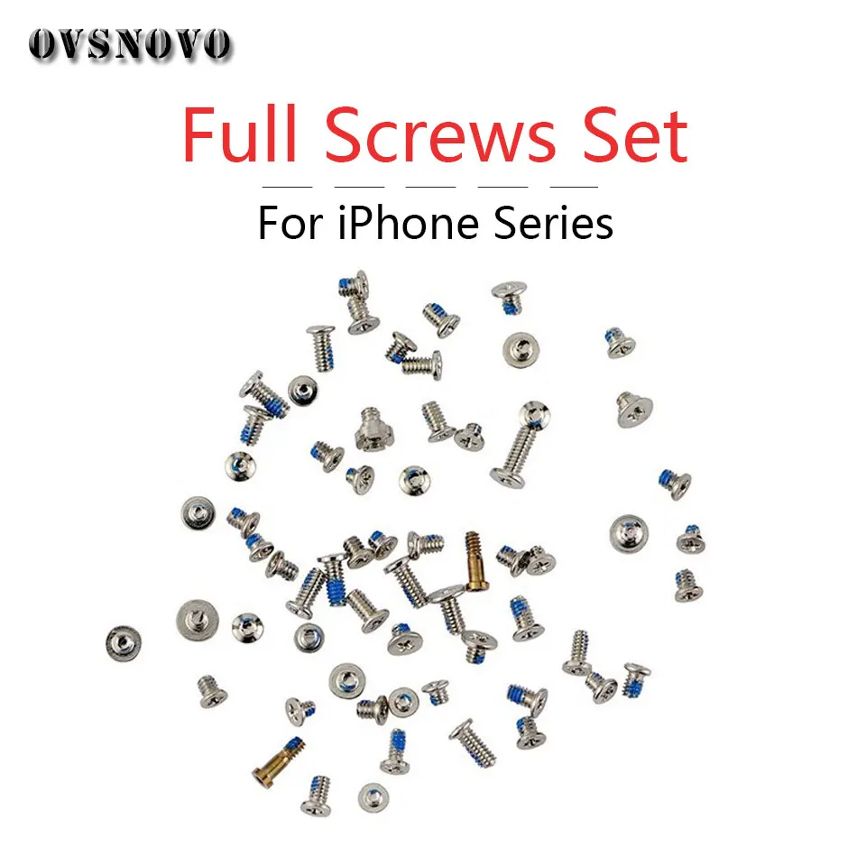 

Full Screw Set for iPhone 7 8 Repair bolt Complete Kit 7P 8P Replacement Assembly Mobile Phone Parts for iPhone 7Plus 8Plus X