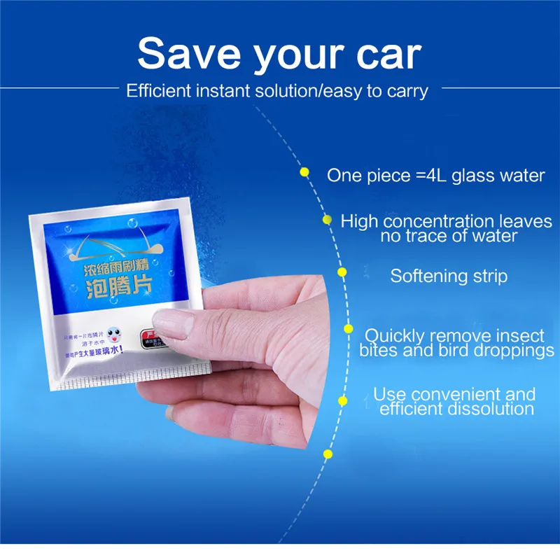 WEINUO 3 шт = 8 л. Автомобильные аксессуары для очистки лобового стекла, очиститель стекла для автомобиля, Одноцветный стеклоочиститель, чистящий очиститель для автомобиля